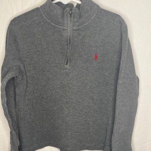 Boys half zip pull over